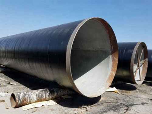 Cement mortar anti-corrosion steel pipe