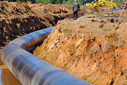 Tunisian water system pipeline