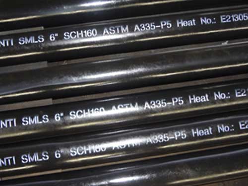 ASTM A335 P5 seamless steel pipe