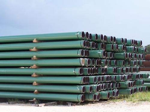 What are the standards for FBE coated pipe materials