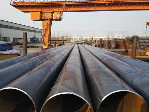 Spiral steel pipe nominal outer diameter, nominal wall thickness and weight per unit length